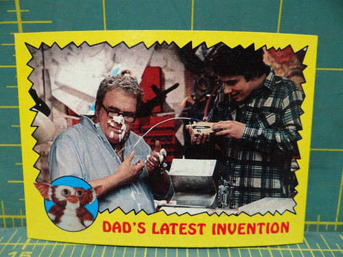 Gremlins Collectible Trading Card 1984 Dad's Latest Invention #18