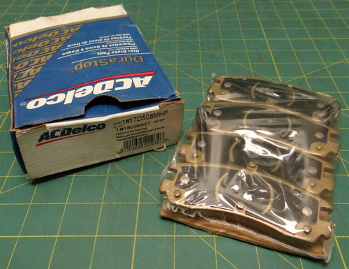 ACDelco 17D508MHP GM 18038857 Performance Rear Disc Brake Pads 4.25" Width