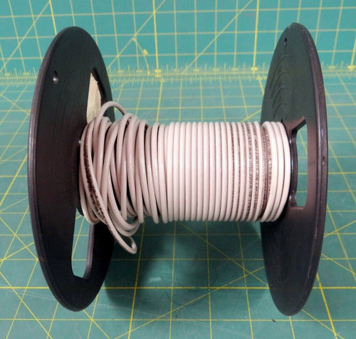 MTW 14 Gauge White Stranded Copper Wire - Remainders Reel - Approx. 25'