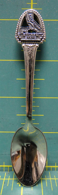 Vintage Souvenir Decorative Collectible Spoon - California, CA, Golden State