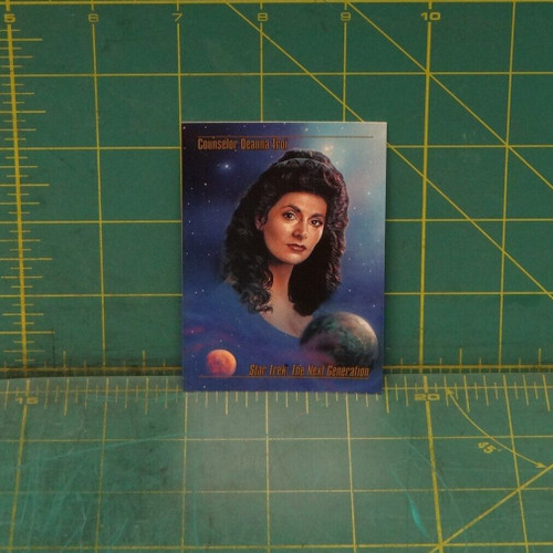 Star Trek Master Series Skybox 1993 Final Frontier #14 Counselor Deanna Troi