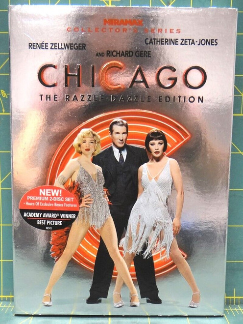 Chicago (2002) Renee Zellweger & Catherine Zeta-Jones Musical Drama DVD