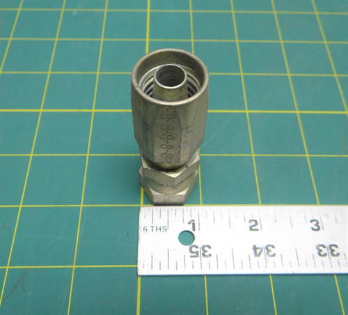 Parker Field Attachable Hydraulic Female 8 Hose Fitting 20-22 Series 3/4" Thread