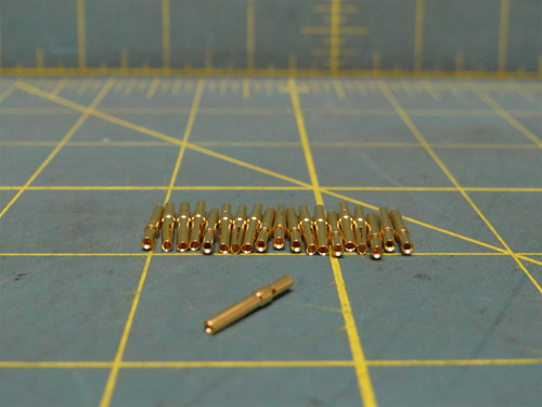 (Qty: 20) Harting D-Sub Turned Female Contact 09670005476 Crimp Contact Socket