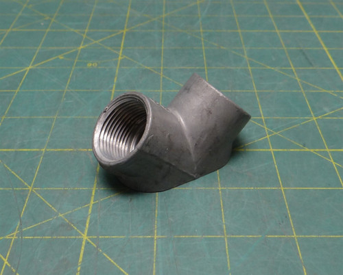 3/4" NPT Rigid to Rigid Zinc Die Cast 90 Degree Access Pull Elbow w/o Gasket