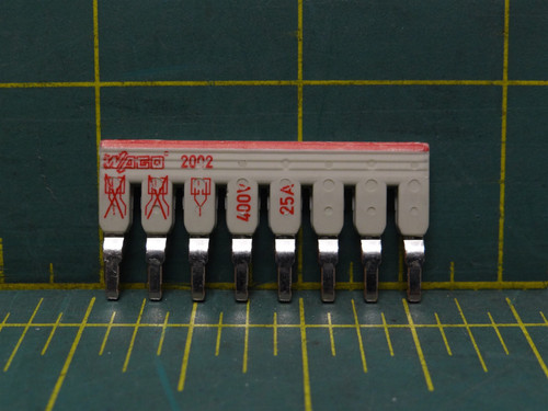 Wago TOPJOB S Insulated Staggered Jumper 2002-478 8 Angled Flat Pins 400V 25A