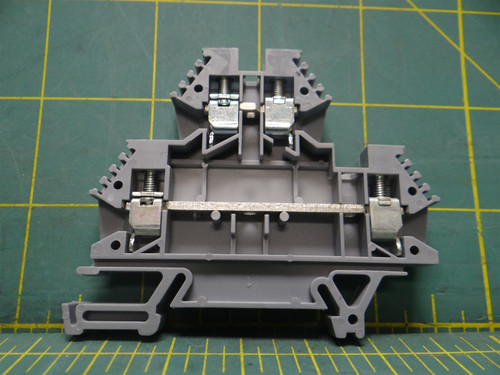 DINnectors Two Stage Feed-through Terminal Block EURO D4-2 24-10AWG 32A 1000V 