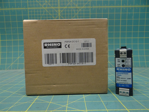 Rhino PSP24-DC12-1 DC to DC Converter 9.5-18VDC input, 24VDC output, 1A, 25W