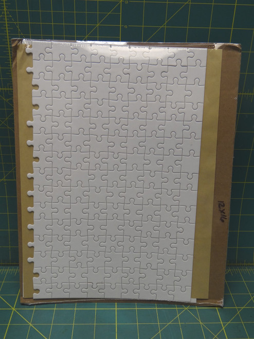 12x16" 270 Piece Writeable Blank White Traditional Jigsaw Puzzle Create Your Own