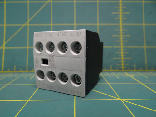 Moeller 2NO/2NC 4-Pole Auxiliary Switch Contact Block DILM32-XHI22 Screw Conn.