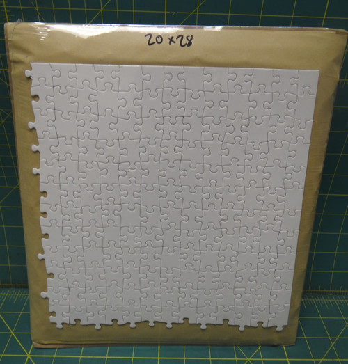 20"x28" 624 Piece WriteableBlank White Traditional Jigsaw Puzzle Create Your Own