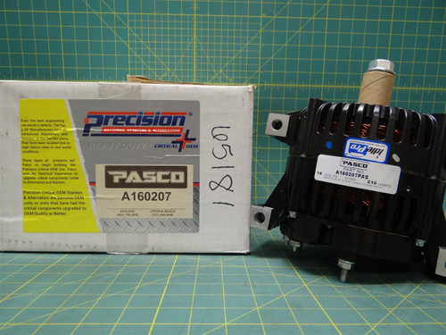 Precision Pasco A160207PAS Alternator 14V 210A IdlePro Battery Saving Technology