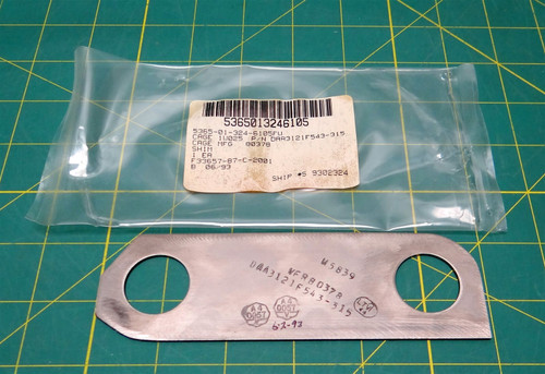 Triumph Aerostructures Aluminum Shim P/N DAA3121F543-315  NSN: 5365-01-324-6105