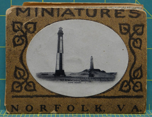 Antique Miniatures Tom Jones Scenic Souvenirs 25 Views, Norfolk VA 1907