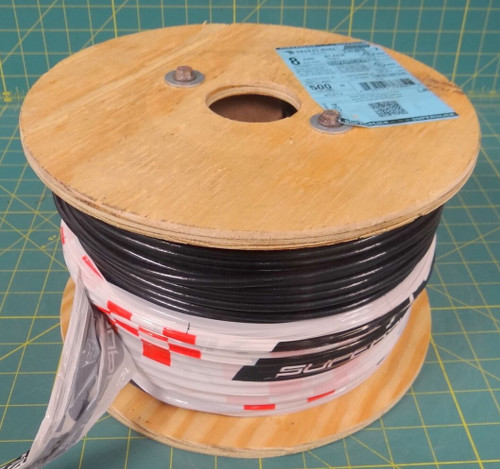 Encore Wire 118101001440 Super Slick 8-AWG THWN-2 Black Copper Strand 500-FT