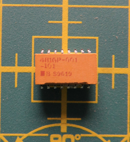 QTY: 34 Bourns Resistors 4816P-001-101, 16 Pin Resistor 100 OHM 16SOIC