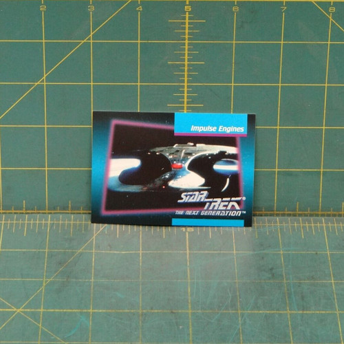 Star Trek The Next Generation 1992 Trading Card #50 Impulse Engines