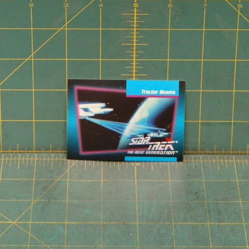 Star Trek The Next Generation 1992 Trading Card #55 Tractor Beams