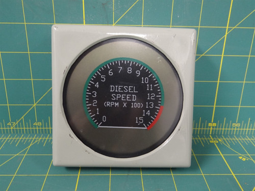 International Microtronics 4910P9012-5 Digital Meter Panel Mount  0-15 RPM X 100