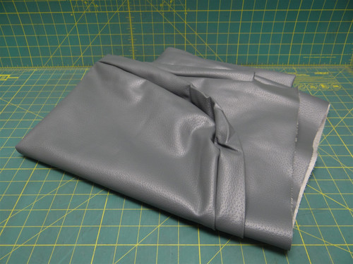 Bluebird School Bus Seat Covers 26" Length Hi-Back Vinyl Grey Pigskin Staple