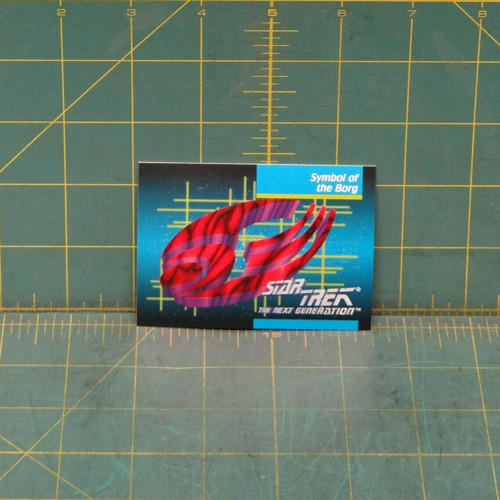 Star Trek The Next Generation 1992 Trading Card #82 Symbol of the Borg