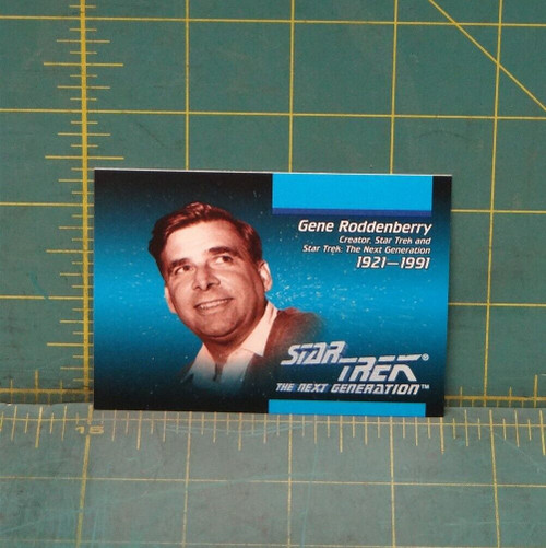 Star Trek The Next Generation 1992 Trading Card #3 Gene Rodenberry