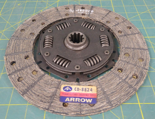 Arrow CD-8824 Clutch Disc - Remanufactured   9 1/2"-10-1"  1947 - 1957 FORD 