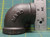 Ward 1" ID x 1" ID Black Malleable Iron 90 Degree Elbow, FNPT 