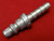 2" Long Metal Barbed Tube Fitting PCC Series M, 1/4" OD - 7/16" OD