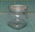 3 Cup Clear Glass Storage Canister w/ Bale Wire Locking Lid, 4.875" Height