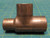 Elkhart EPC 1" x 1-1/2" x 1-1/2" Wrot Copper Reducing Tee Sweat Fitting