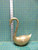 Large Brass Swan Figure Statue Duck Swan Goose 11" X 9" X 4"