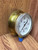 Panel Mount 1/4" NPT BOTTOM U.S. Gauge 0-60 PSI Brass Utility Gauge