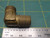Parker 1/4" Male NPT X 1/2" Male Straight Thread 90° Elbow Brass Pipe Fitting