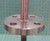 Weksler Thermometer w/ 5" Stainless Steel Flange 400 to 1200 Deg. F 9" Insertion