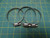 LOT of 3 Size 40 Stainless Steel Hoop Ring Hose Clamp for Hose sizes 58-76mm