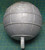 Vintage Nautical Cast Metal Ridged Deep Sea Buoy 9.5" Decorative Real Buoy