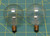 QTY: 2 Vintage GE Mazda 25 WATT 120 VOLT Clear Bulb Small Base, Steampunk