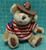 Pickford Bears Ltd "Cody" The Brass Button Bear Collection American Flag Sweater