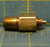 Brass Adapter 1/4" MNPT to 1/4" Tube OD Compression W/ Insert, No Ferrule/ Nut