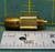 Brass Adapter 1/4" MNPT to 1/4" Tube OD Compression W/ Insert, No Ferrule/ Nut