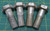 Lot of 4 Hex Head Bolts MD A325 1"- 8 x 2-3/4"