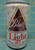 12 fl oz Blatz Light Beer Brewed by G Heilman Brewing Co Top Opened Pull Tab