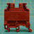 Red Entrelec M4/6 5116 Rail Mount Terminal Block, 600 Volt, 25 Amp, 10-24 AWG