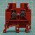 Red Entrelec M4/6 5116 Rail Mount Terminal Block, 600 Volt, 25 Amp, 10-24 AWG