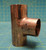 JKW 1-1/4" X 1-1/4" X 1-1/4" CxCxC Wrot Copper Tee Sweat Fitting