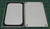 Set of 2 White Rectangle 14/35 Panel Plate Cover 4" x 5-3/4"