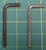 Set of Unbrako and CP 1/4" Head L Shape Long Arm Industrial Hex Key Wrench