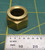 Imperial 3/8" Brass Compression Nut Fitting Adapter 1/2" Hex W/L 3/8"-24