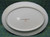 Vintage Gold Castle Floral Porcelain Oval Serving Plate Made In Japan 12.25 x 9"
